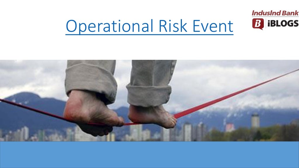 Operational risk event