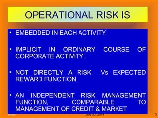 Operational risk & incident reporting | PPT