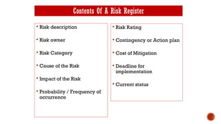 Operational Risk Management & Strategic Planning | PPT