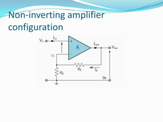 Non-inverting amplifier
configuration

 
