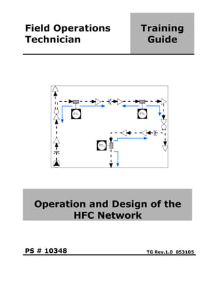 Field Operations
Technician
Training
Guide
Operation and Design of the
HFC Network
PS # 10348 TG Rev.1.0 053105
 