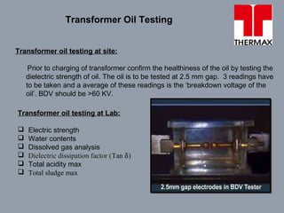 Operation and maintenance of transformer | PPT