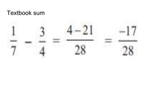 Textbook sum
