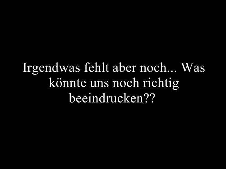 irgendwas fehlt