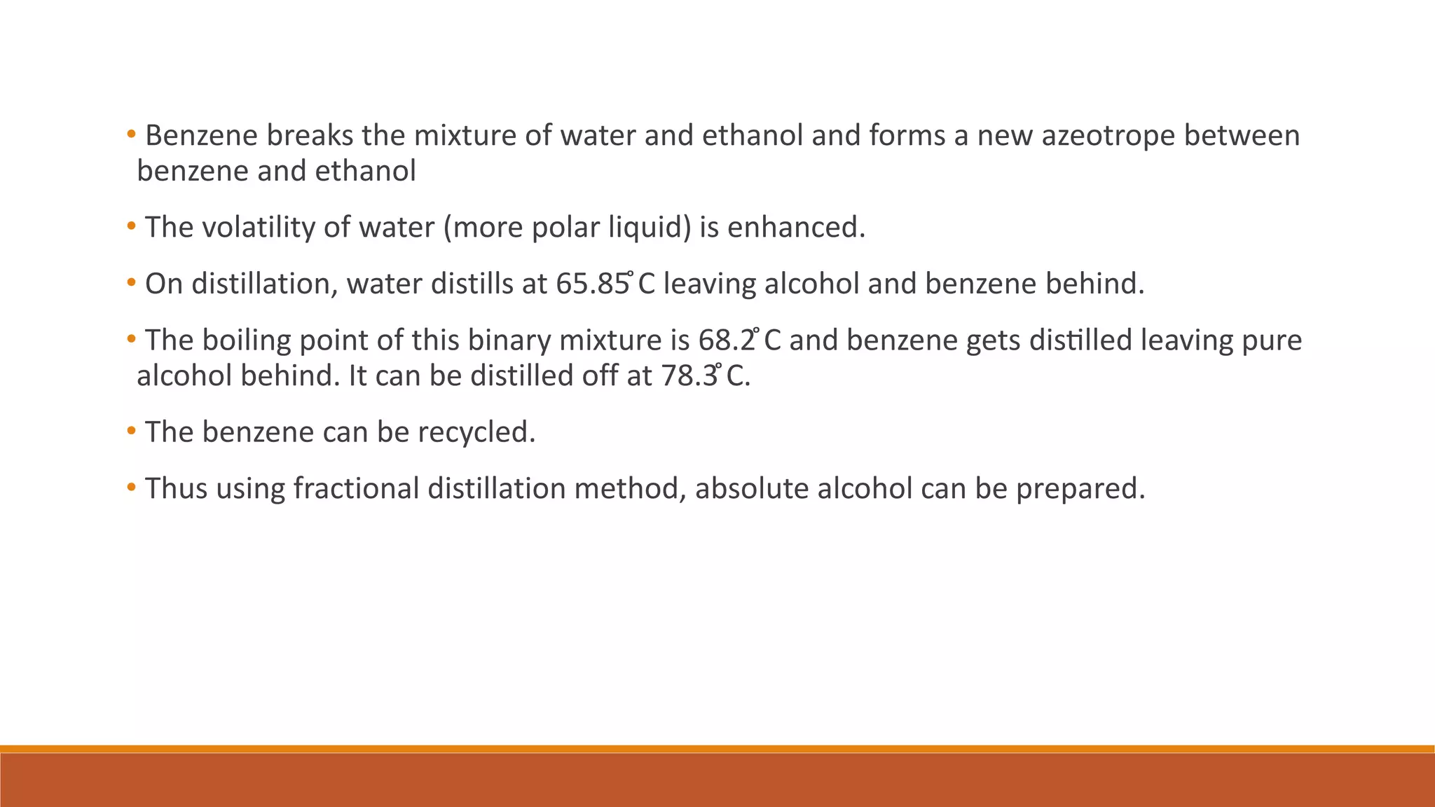 Azeotropic and Extractive Distillation | PPTX