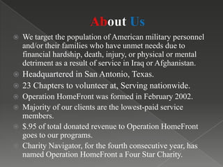 Operation homefront | PPT