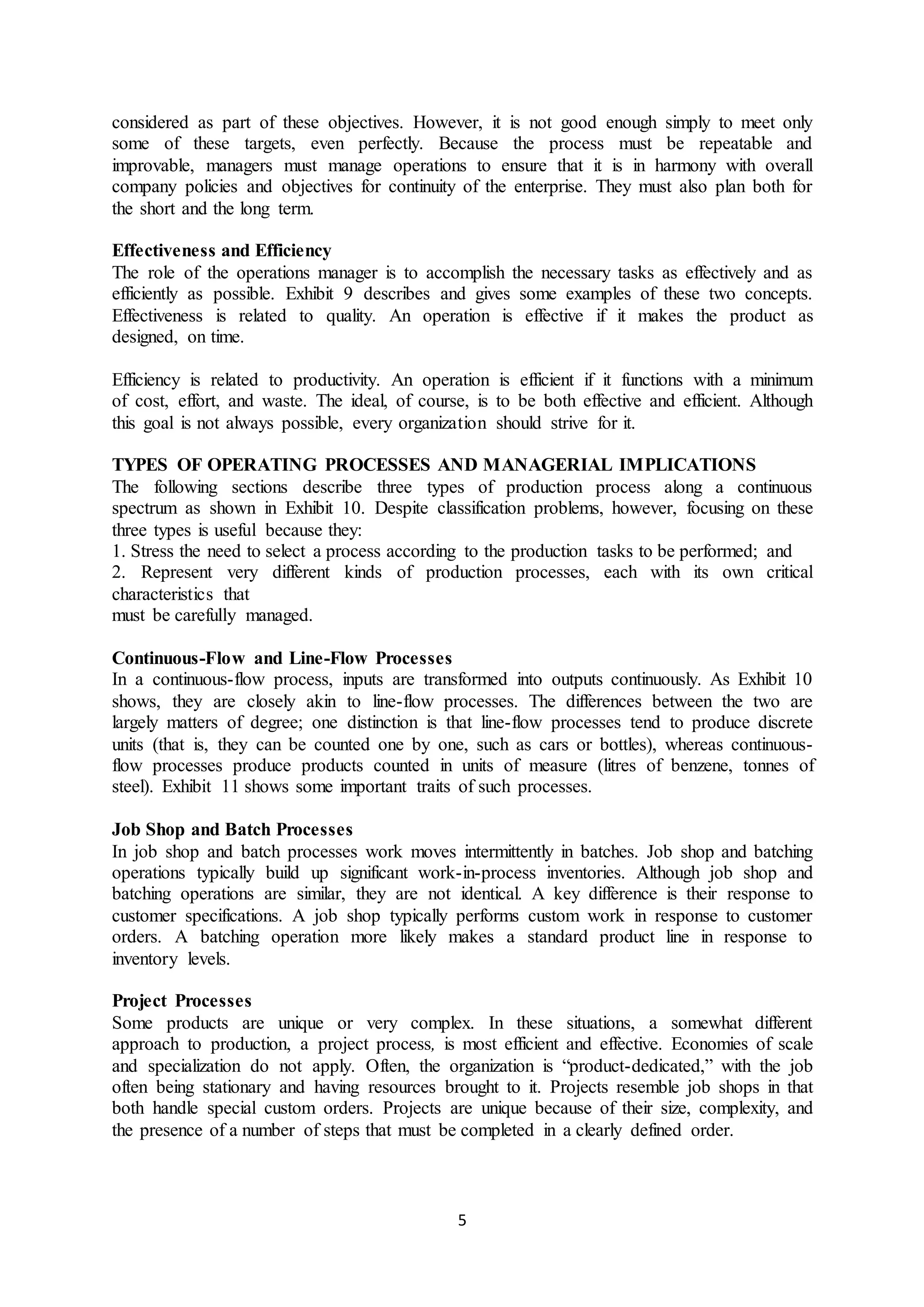 Operation management | DOCX