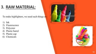 Operation management of Highlighter Pen. | PDF