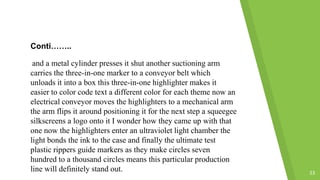 Operation management of Highlighter Pen. | PDF
