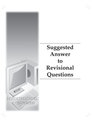 Suggested
Answer
to
Revisional
Questions
 