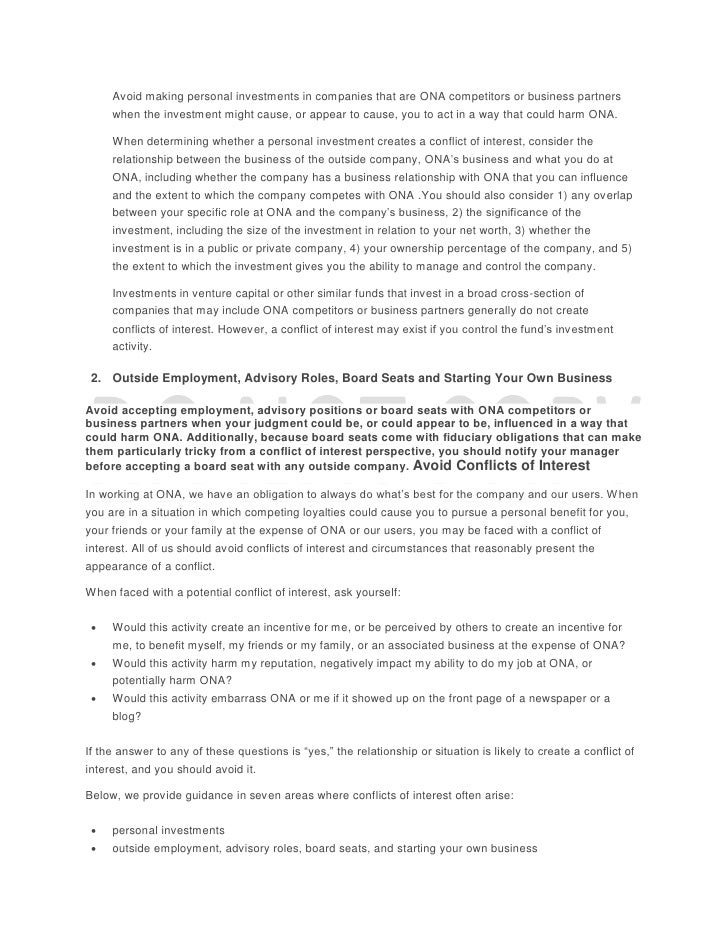 Operation noah's ark code of conduct