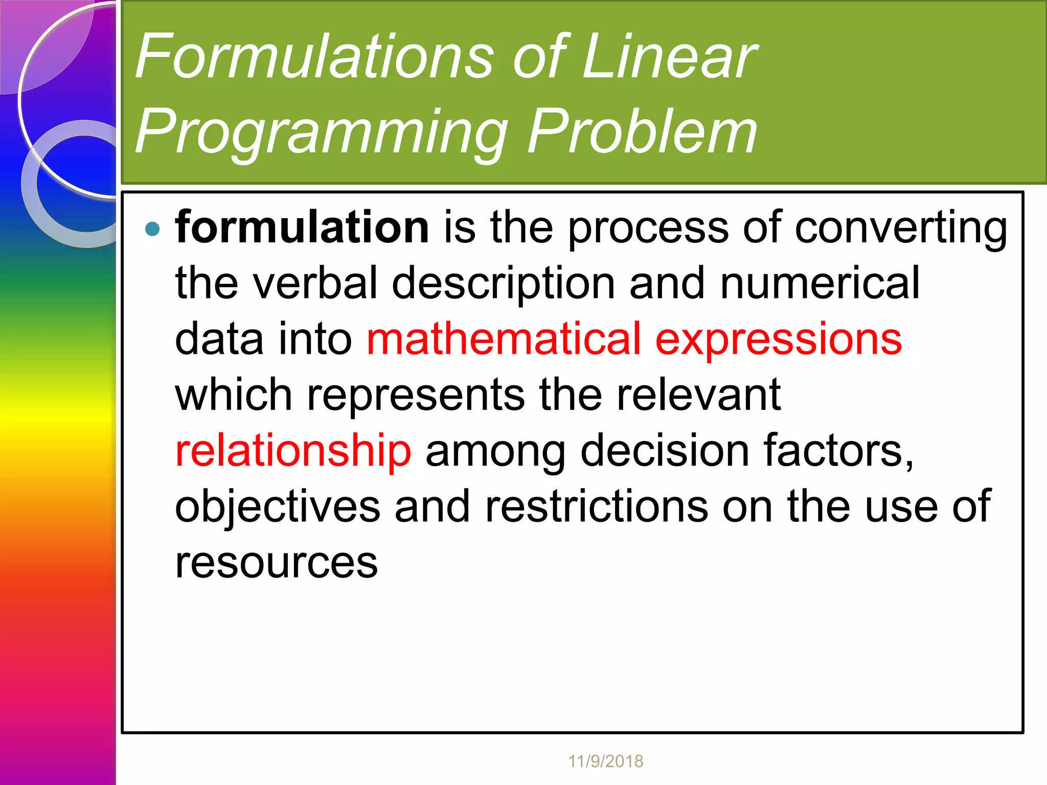 Operation research ppt chapter two mitku | PPTX