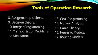 Operations Research Routing Problem OPERATION RESEARCH ( SCM).pptx