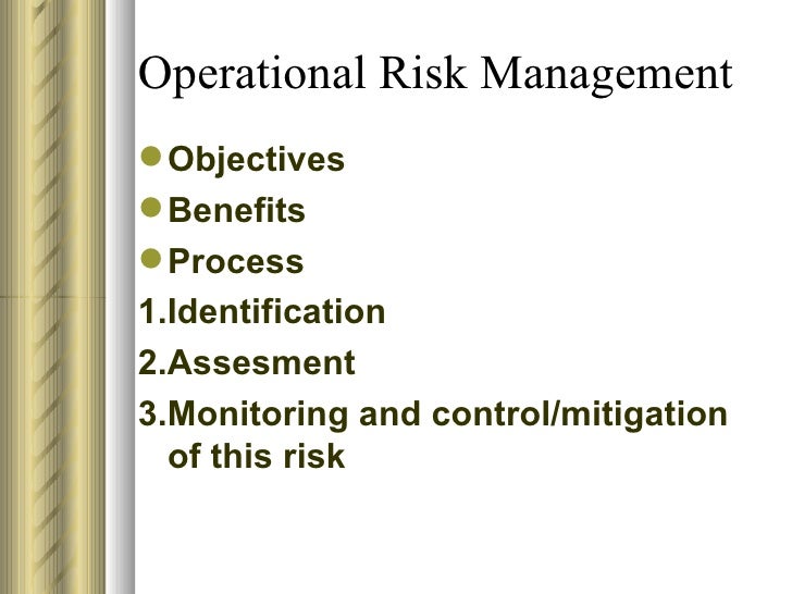 Operation Risk Management 03