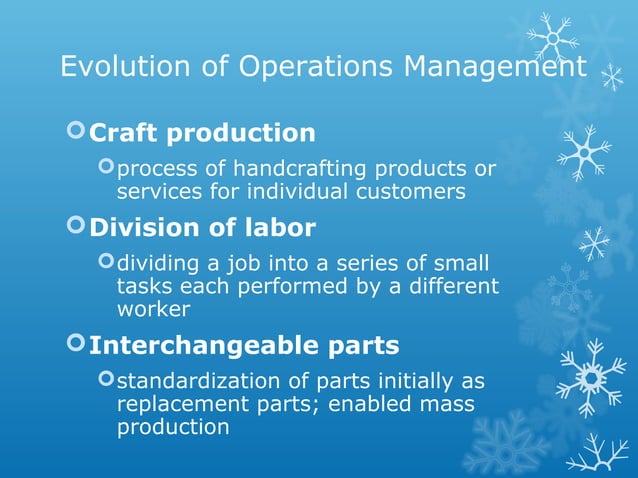 Operations and competitiveness | PPT