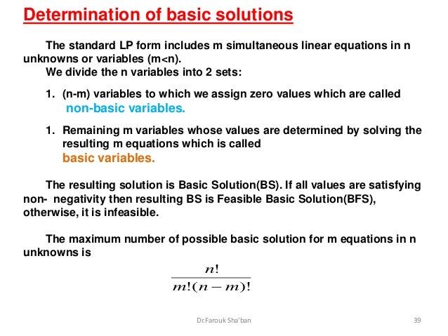 degenerate basic feasible solution definition