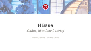 HBaseCon 2015: HBase at Scale in an Online and  High-Demand Environment