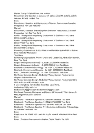 Operations and supply chain management 14 e jacobs test banktest
