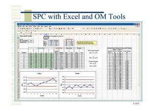 SPC with Excel and OM Tools




                              3-163
 