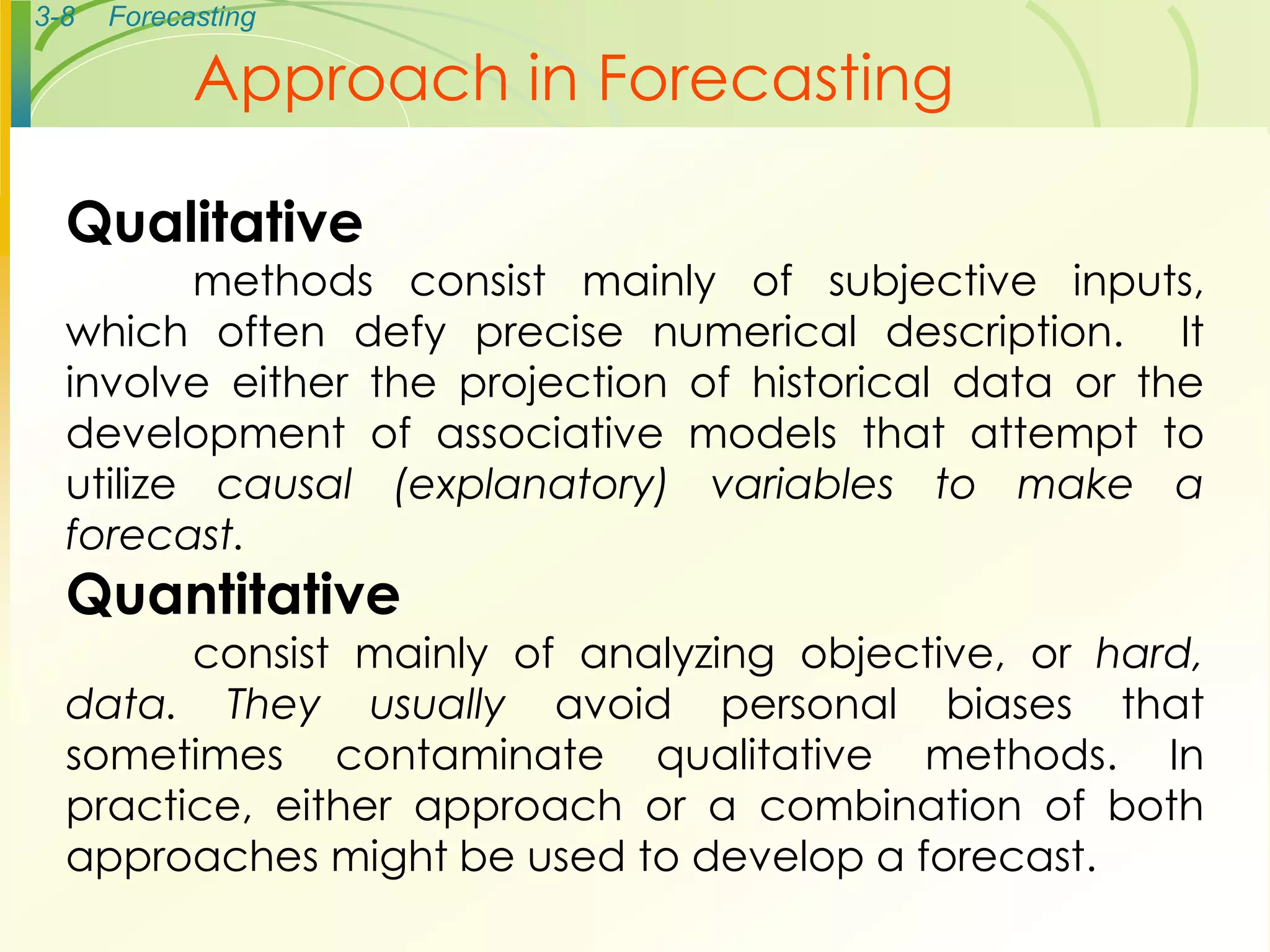 Operations Management Forecasting Ppt Operations Management Forecasting Ppt
