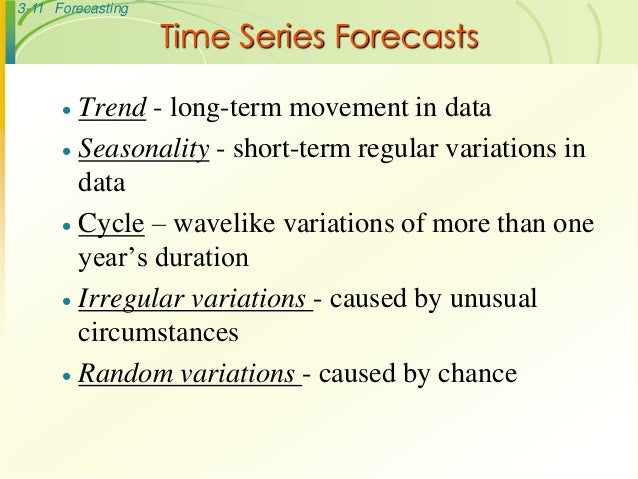 forecasting in operations management pdf