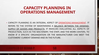 Operations management and production management for bba and mba unit 1 ...