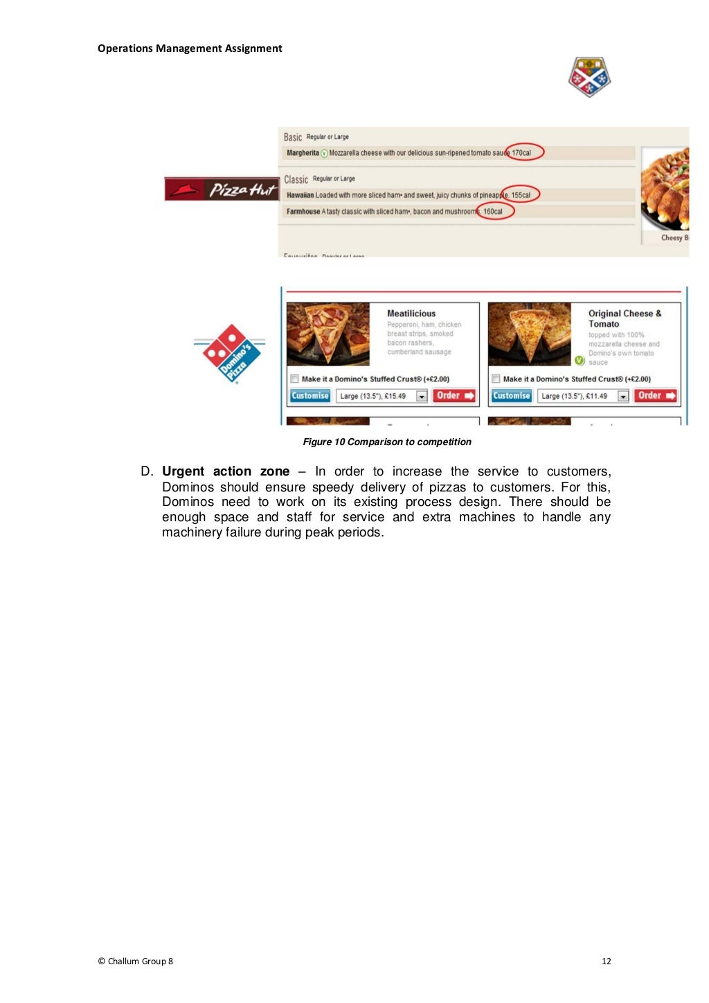 MBA Operations Management Assignment