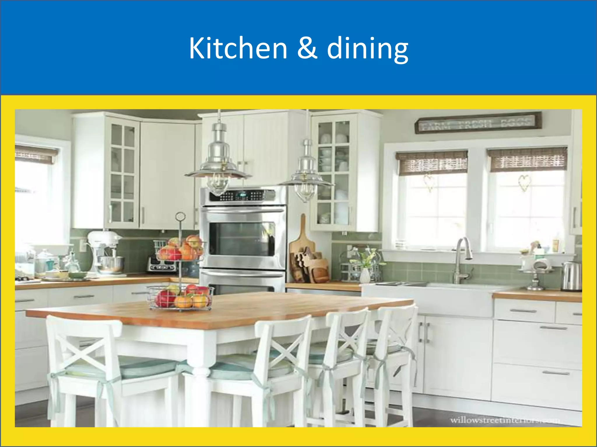 Kitchen & dining
 