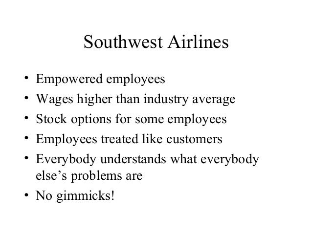 Southwest airlines employee stock options