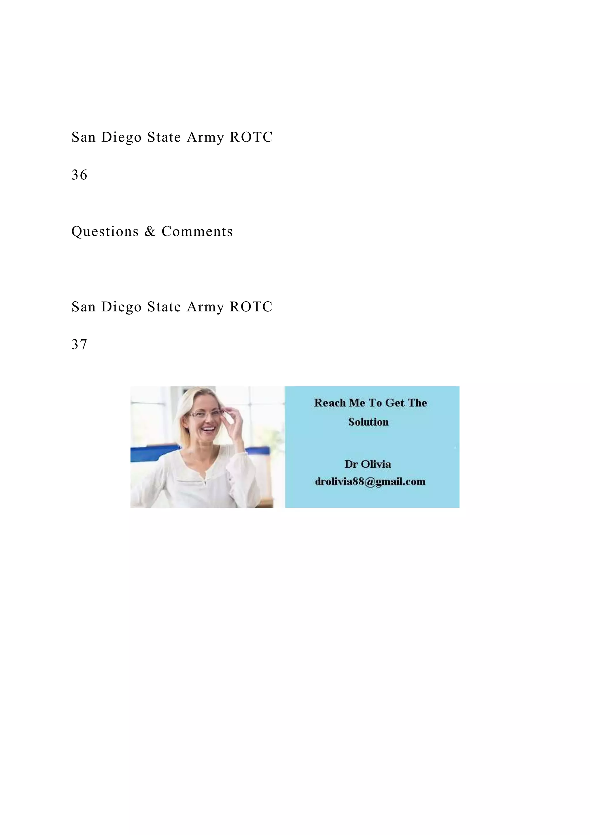 Op Order Rotc Example OPERATIONS ORDER (OPORD)San Diego State Army ROTC.docx
