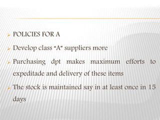 selective inventory control | PPTX