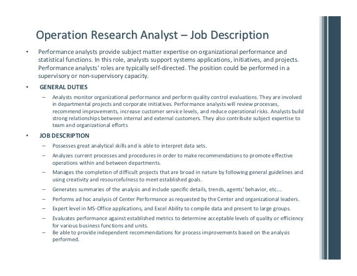 risk analyst job description