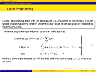 Operations research | PPT