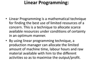 Operations research | PPT
