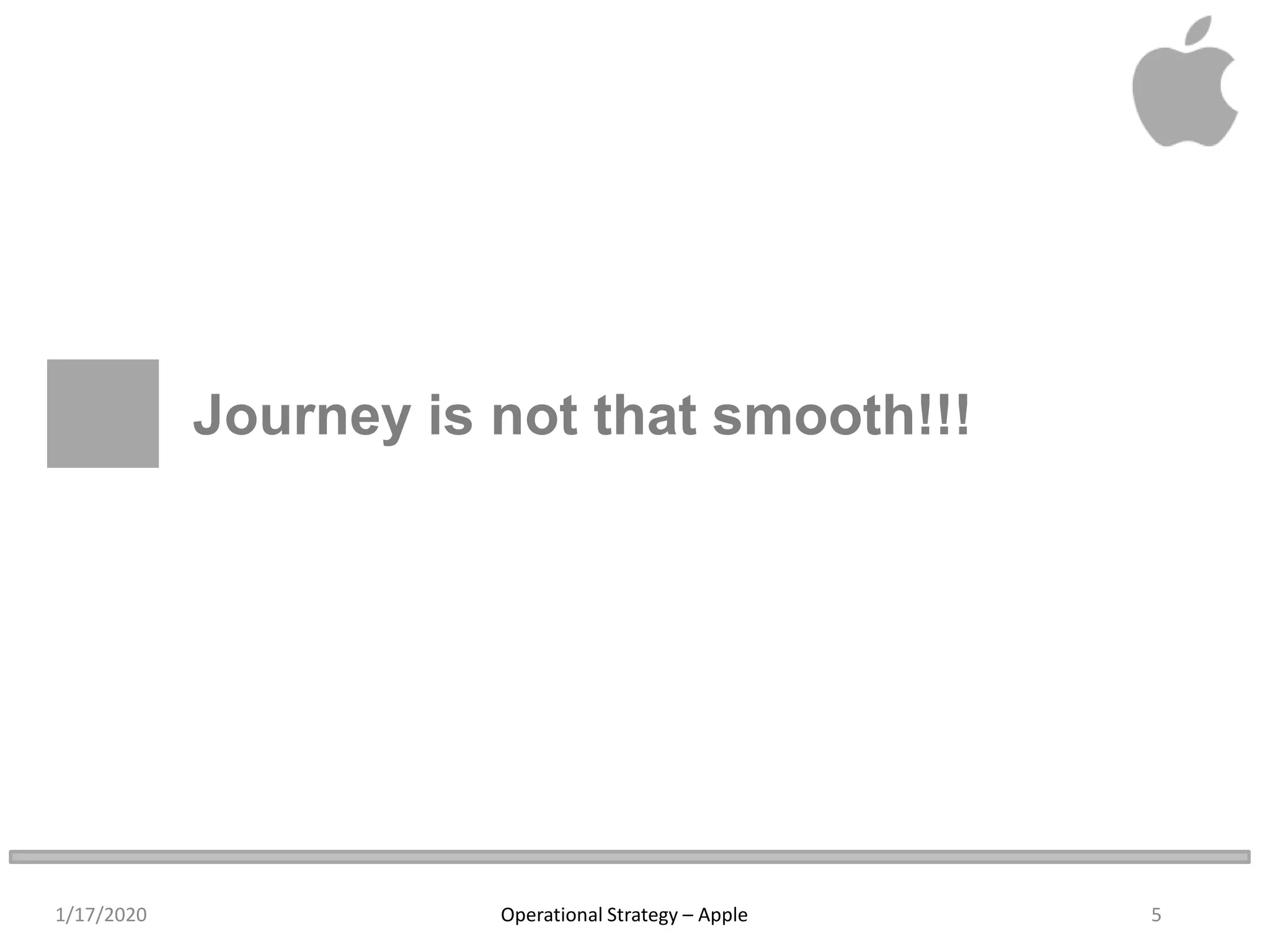 Operations strategy @ apple group 6 | PPTX