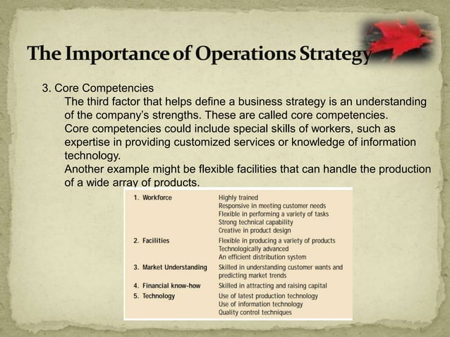Operation strategy and competitiveness.pptx | Business Administration ...