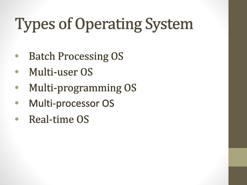 Operation systems