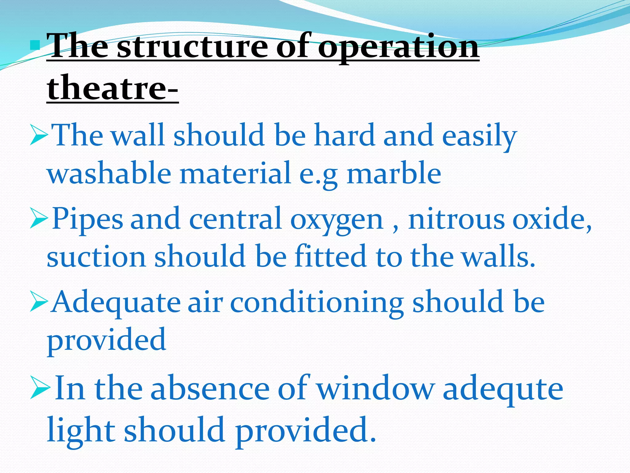 Operatio Theater Introduction Operation theatre and technique(msn) | PPTX