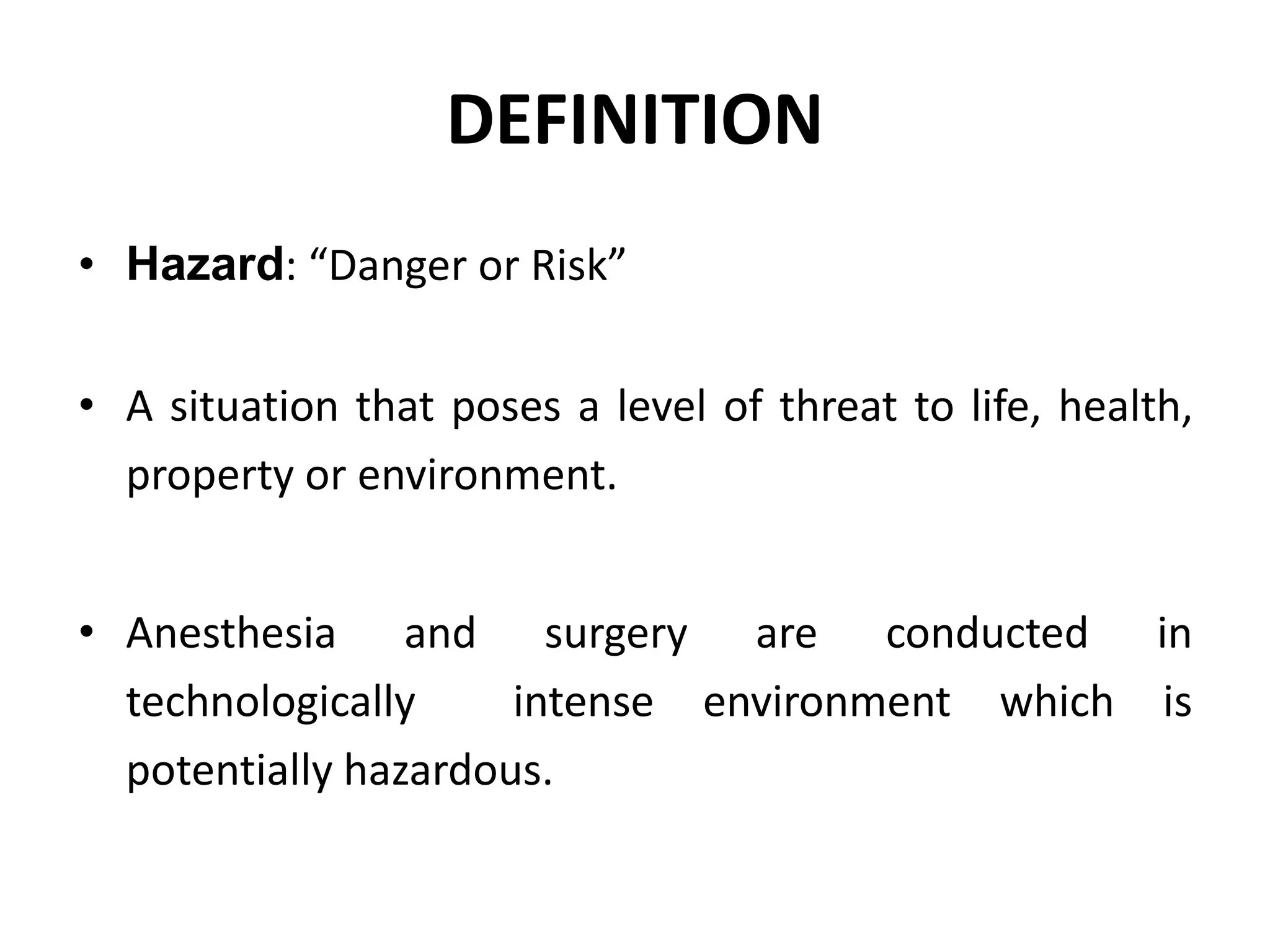 Operation theatre hazards | PPTX