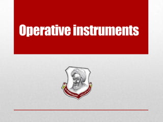 Operativeinstruments
 