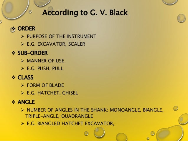 Operative Instruments In Conservative Dentistry Endodontics