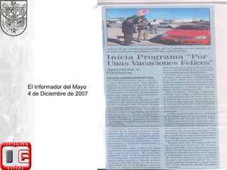 El Informador del Mayo 4 de Diciembre de 2007 