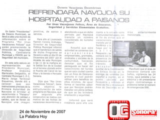 24 de Noviembre de 2007 La Palabra Hoy 