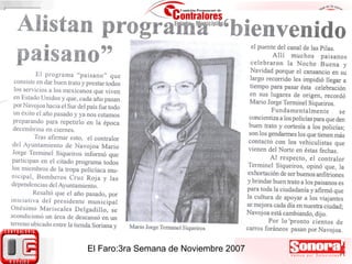 El Faro:3ra Semana de Noviembre 2007 