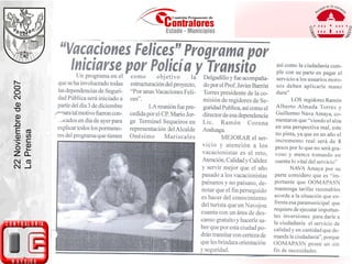 22 Noviembre de 2007 La Prensa 