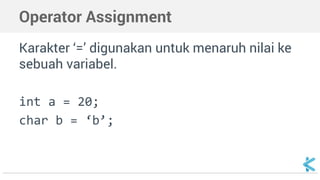Pemrograman C++ - Operator | PDF