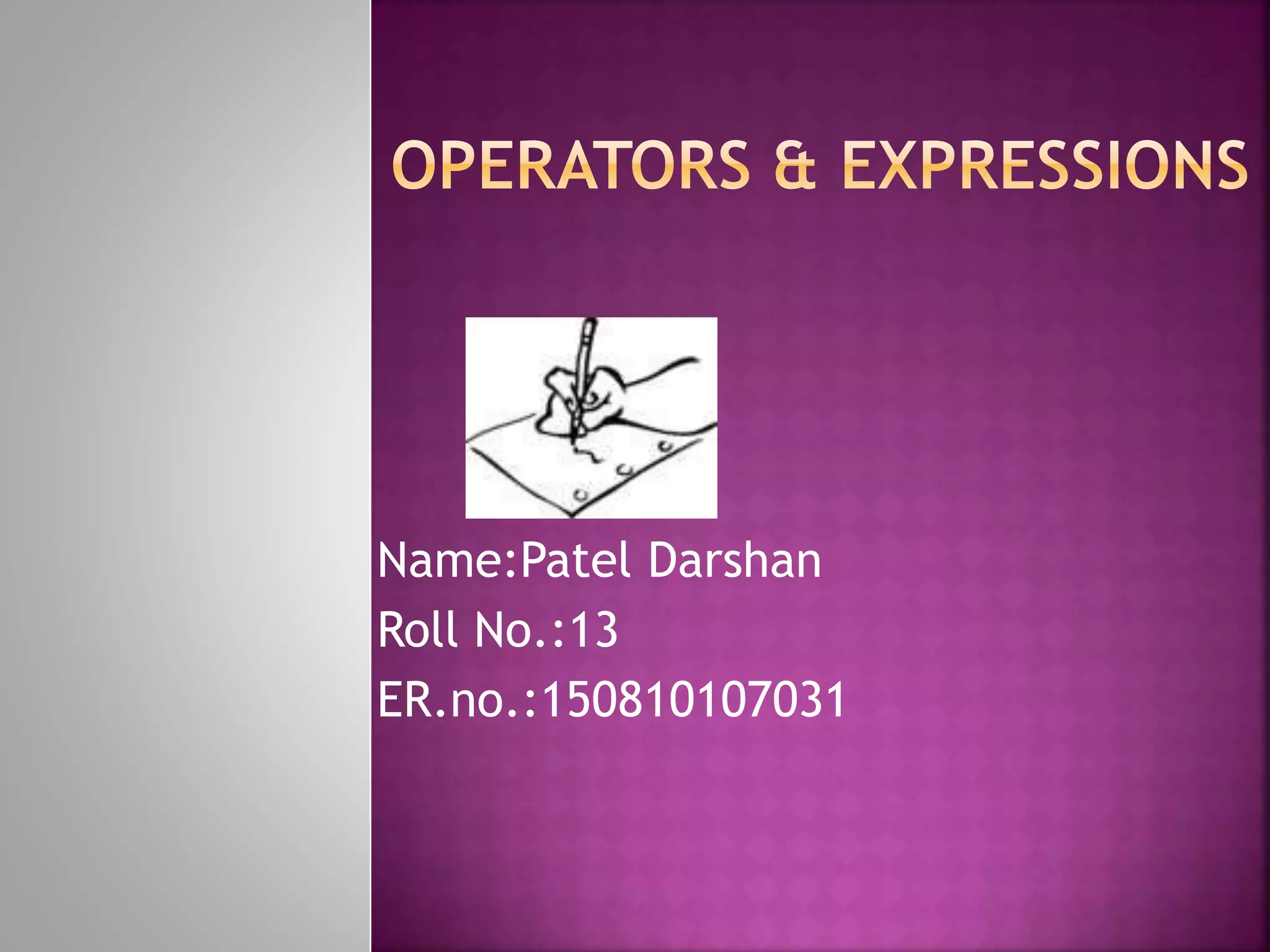 Operator.ppt