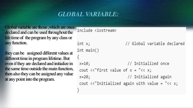 Operator Overloading and Scope of Variable