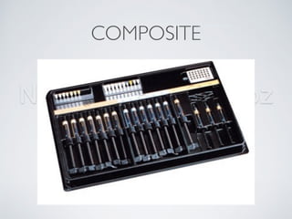 Nicolás Pérez Quiroz
Cirujano Dentista
COMPOSITE
Presentación
 