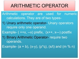 Operator in c | PPT